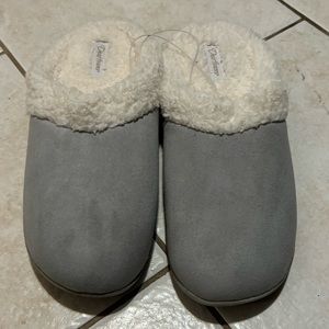 Dearfoams Women’s Slippers Gray Size‎ 10